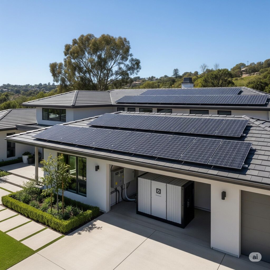 Why Is Solar Battery Important for Australian Homes? Solar battery storage system installed in an Australian residential home