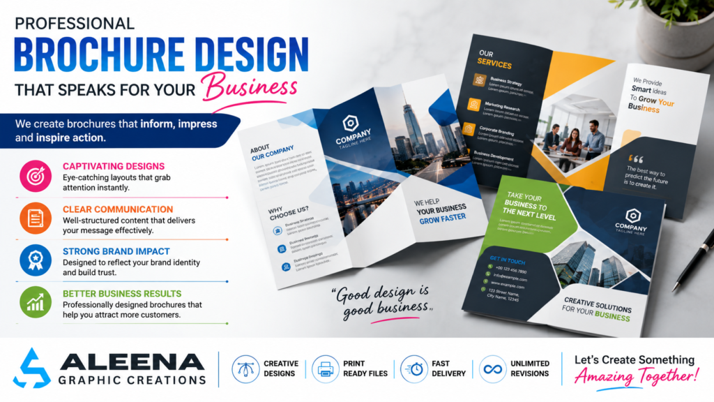 Top Graphic Designer in Kurnool for Business Brochure Design